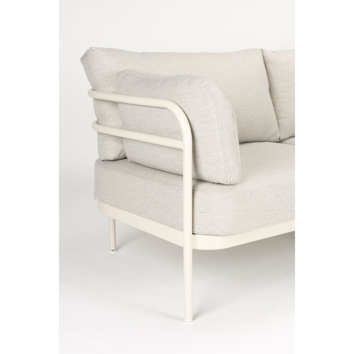 Zuiver Vista Tuin Loungeset bank + 2 fauteuils - Beige