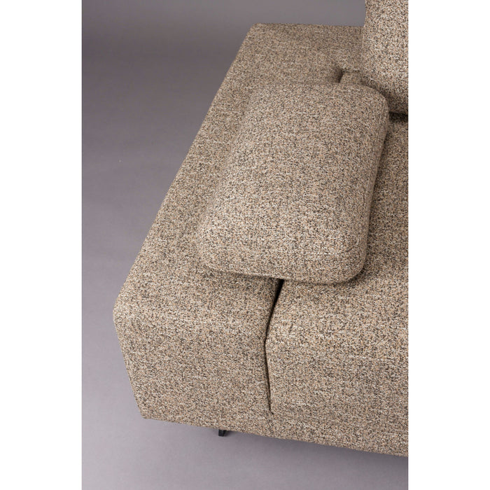 Dutchbone Shelly 3-zitsbank Rechts Chaise Longue Beige