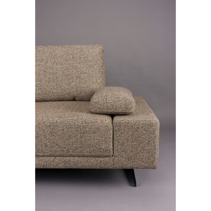 Dutchbone Shelly 3-zitsbank Links Chaise Longue Beige