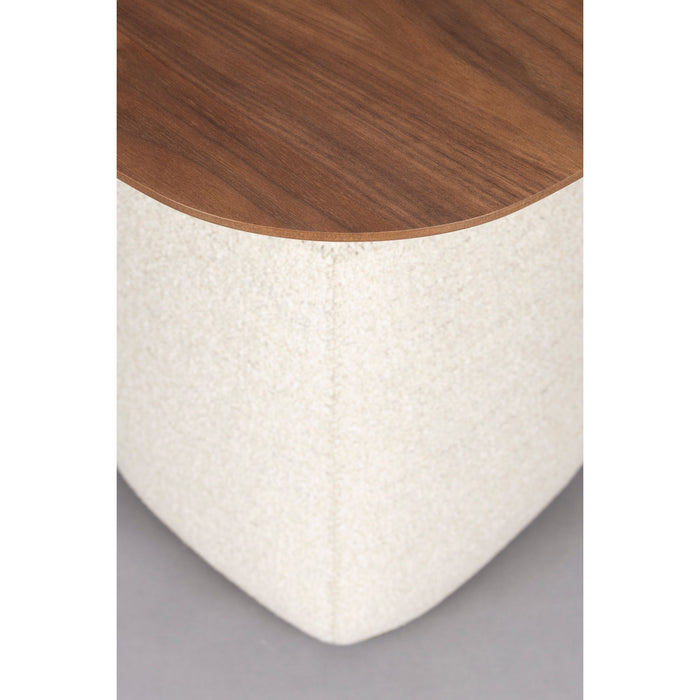 Dutchbone Shelly Bijzettafel Off-White - Wit