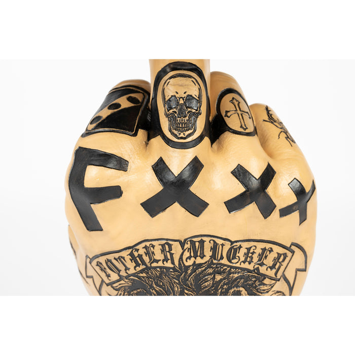 Bold Monkey Fother Mucker bijzettafel leeuw - Beige