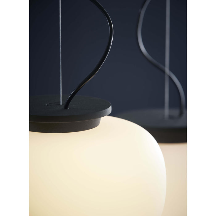 Frandsen Supernate hanglamp Ø38 opal white|black