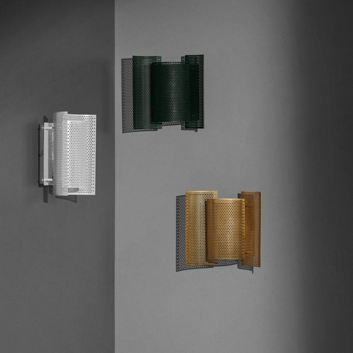 Northern Butterfly Perforated wandlamp aluminium