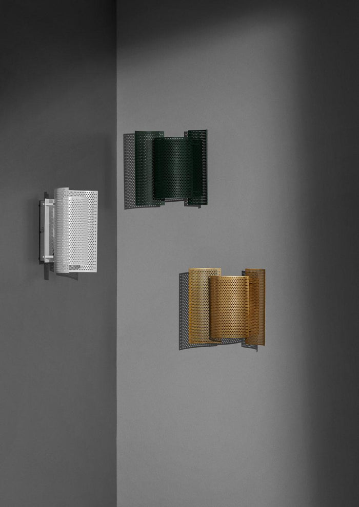 Northern Butterfly Perforated wandlamp aluminium