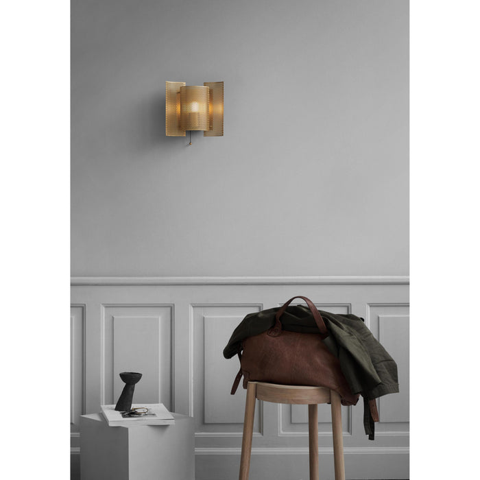 Northern Butterfly Perforated wandlamp aluminium