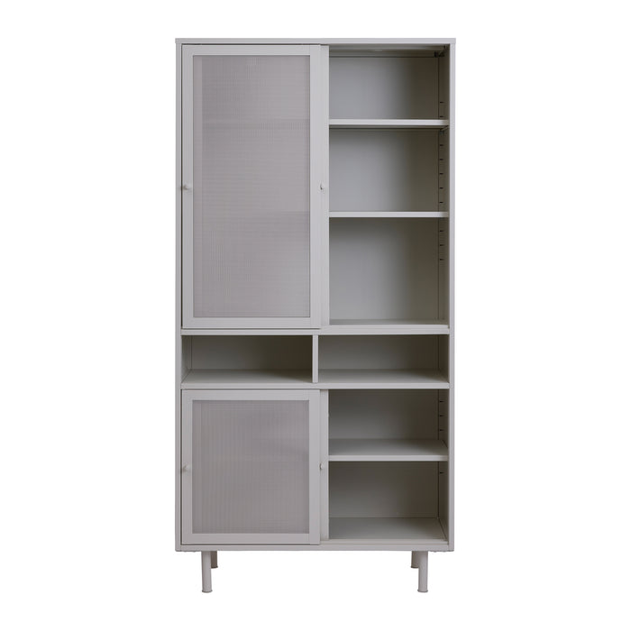 by fonQ Tibbe Opbergkast - H 180 cm - Greige