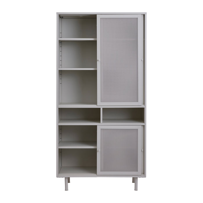 by fonQ Tibbe Opbergkast - H 180 cm - Greige