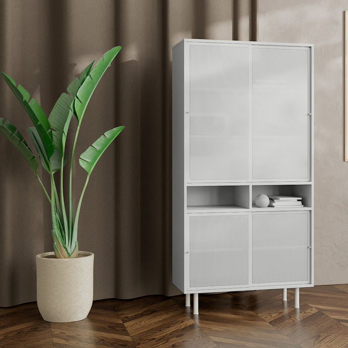 by fonQ Tibbe Opbergkast - H 180 cm - Greige