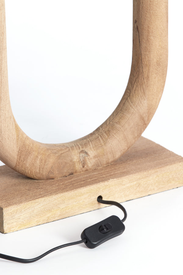 Light&living Lampvoet 30x12x59 cm PACECO hout mat naturel