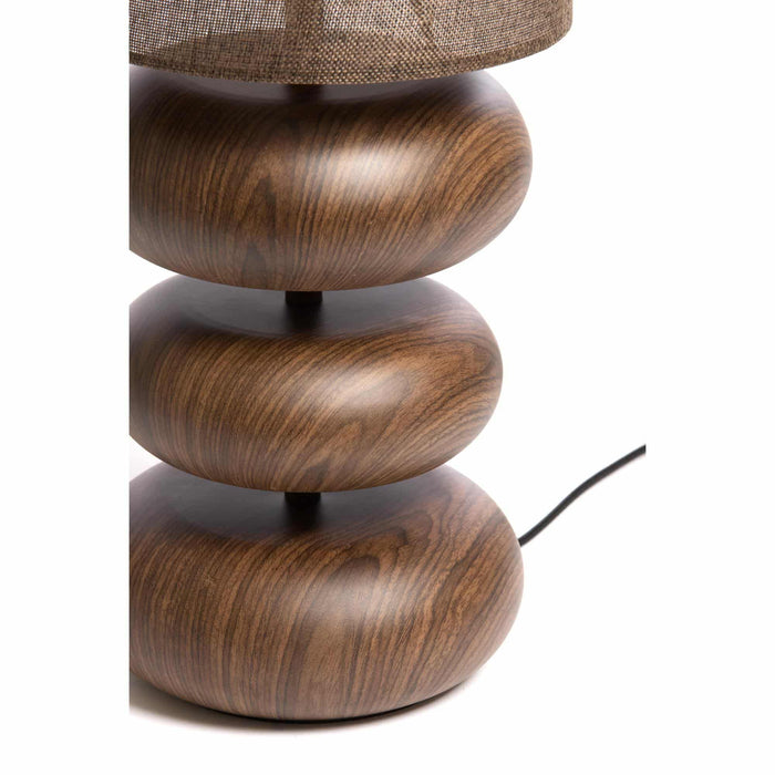 Light & Living Tafellamp Danialo - Bruin - Ø22cm