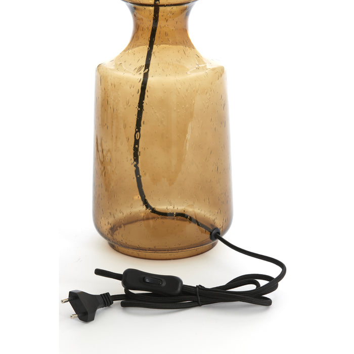 Light & Living Light&living Lampvoet Ø15x51 cm LABIN glas bruin+zand