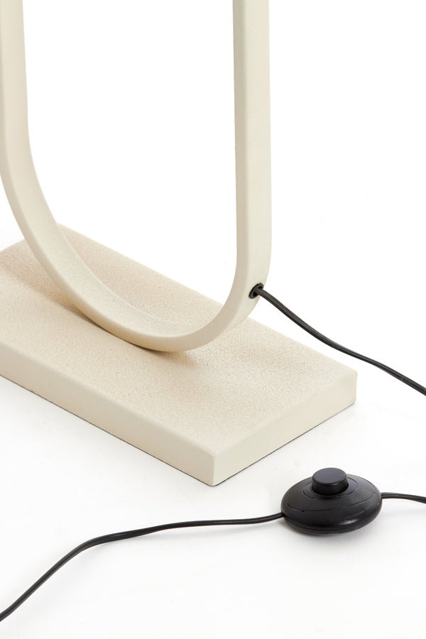 Light & Living Light&living Vloerlamp 30x15x142 cm JAMIRI crème