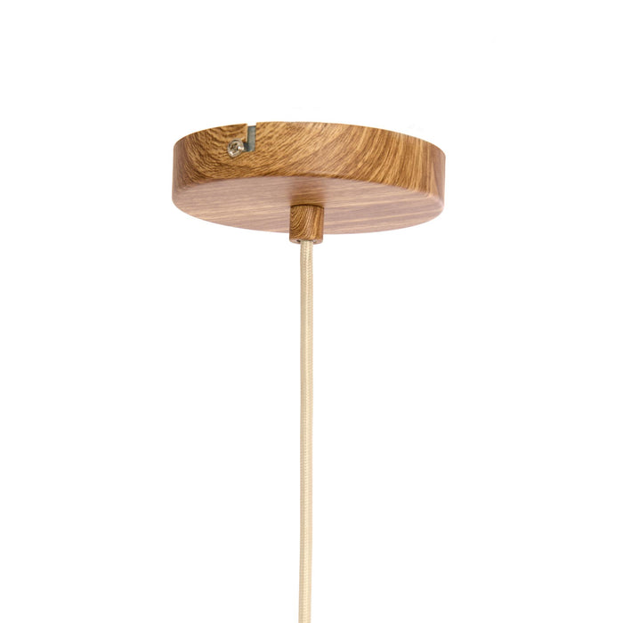 Light & Living Hanglamp Dania - Naturel|Crème - Ø16cm