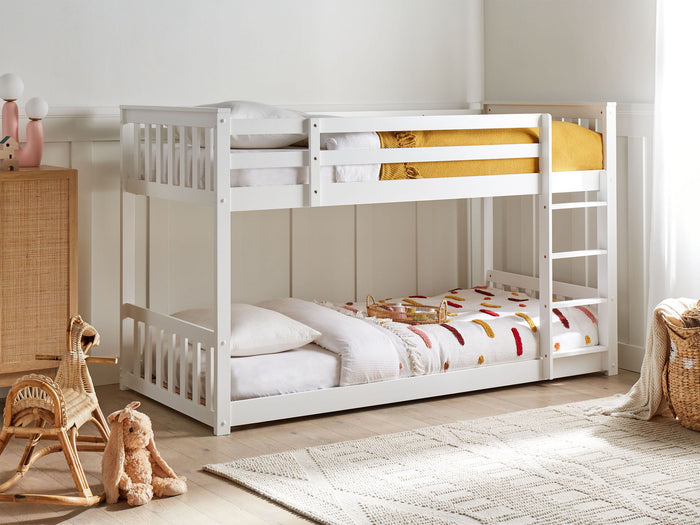 Beliani - LAZER - Kinderbed - Wit - 90 x 200 cm - Hout