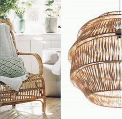 Villaflor Hanglamp Rotan Artichoke Naturel Ø 60 cm