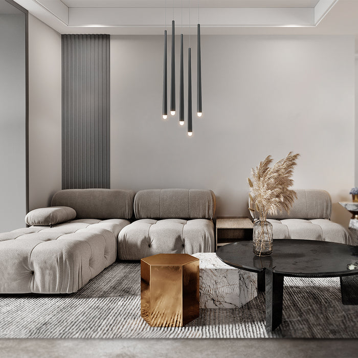 Maytoni - Hanglamp Cascade - Zwart - Ø32