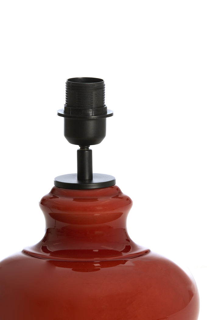 Light & Living Light&living Lampvoet Ø23x28,5 cm VERDE glas bruin