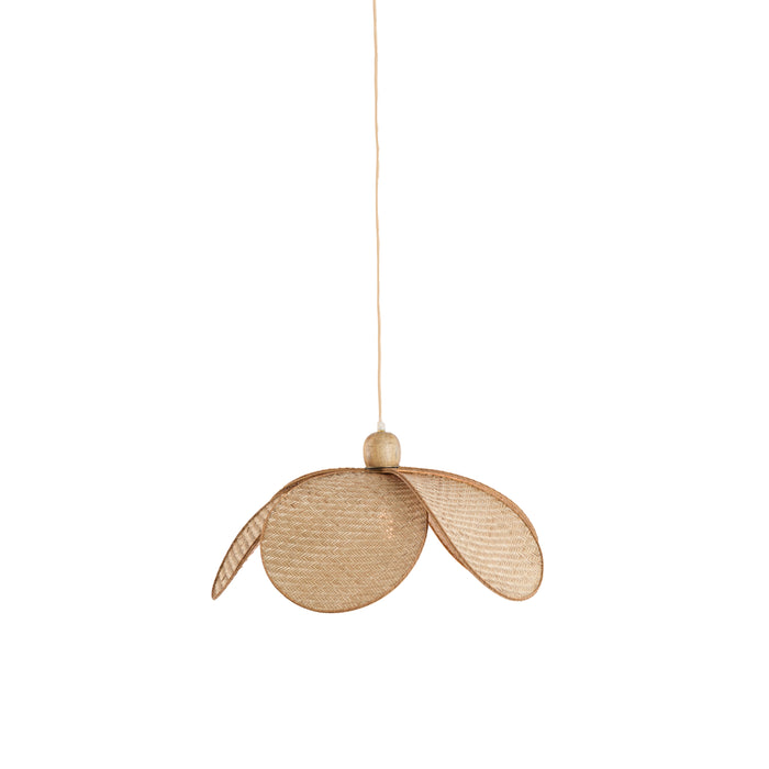 Light&living Hanglamp Ø48x29 cm LAVRIO webbing naturel+hout