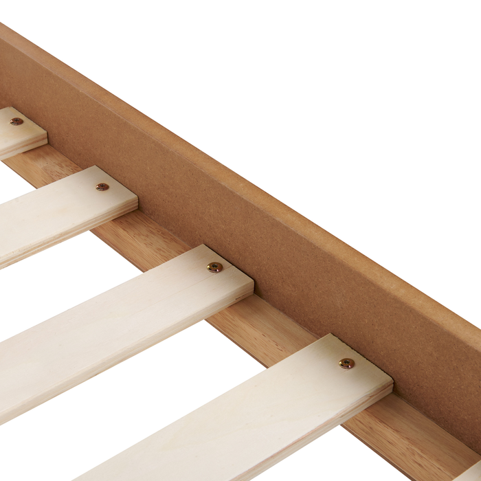 Beliani - POISSY - Tweepersoonsbed - Lichthout - 180 x 200 cm - MDF