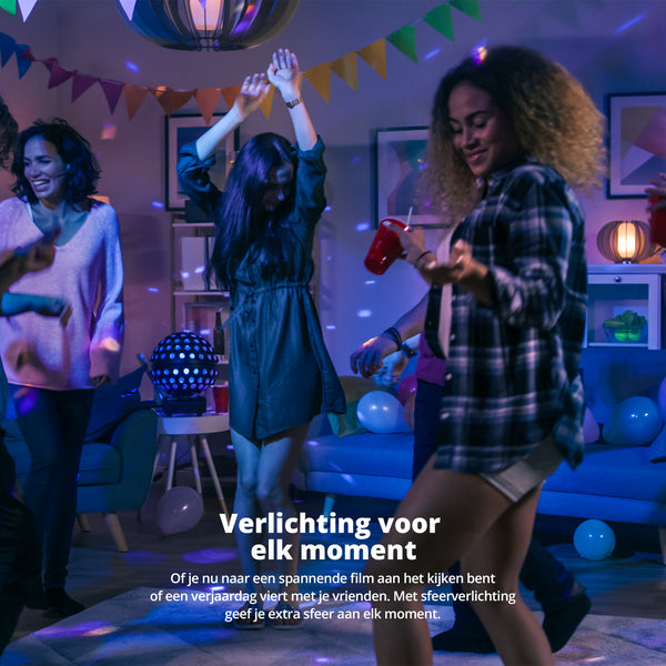 FlinQ Led Lamp Smart GU10 4.7 Watt RGB + Wit Alexa & Google Assistant