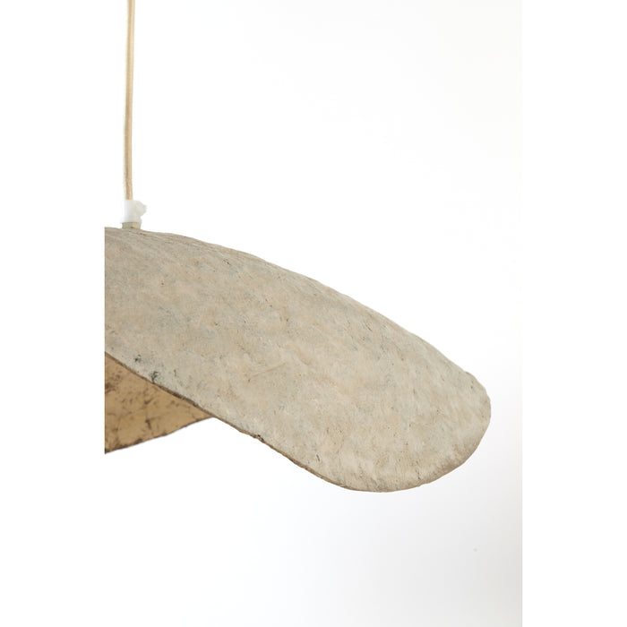 Light&living Hanglamp 53x43x18 cm LONIA grijs+antiek brons
