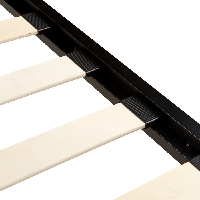 Beliani-CLAMART-Tweepersoonsbed-Lichtbeige-180 x 200 cm-Metaal