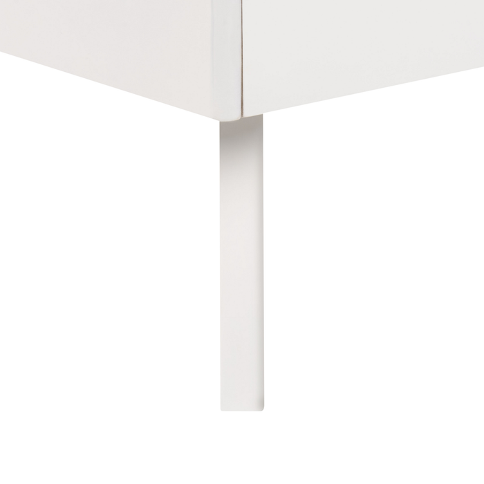 Beliani - BERRIC - Tweepersoonsbed - Wit - 180 x 200 cm - MDF