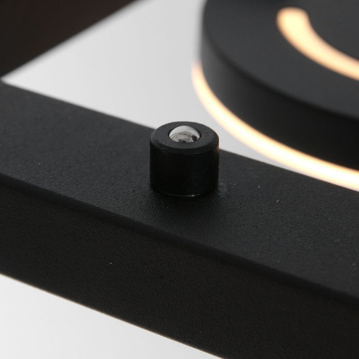 Steinhauer Hanglamp Soleil 4 lichts L 120 cm zwart