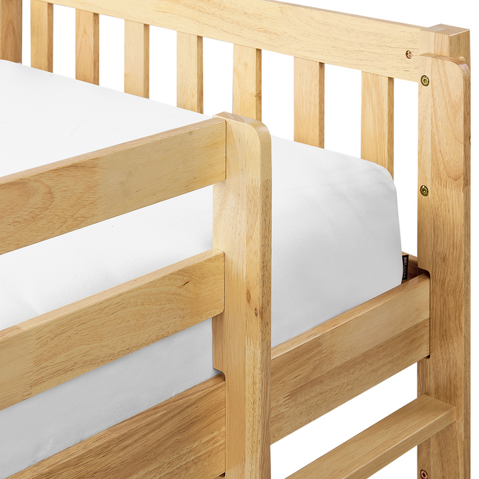 Beliani - PEIPIN - Kinderbed - Lichtbruin - 90 x 200 cm - Hout