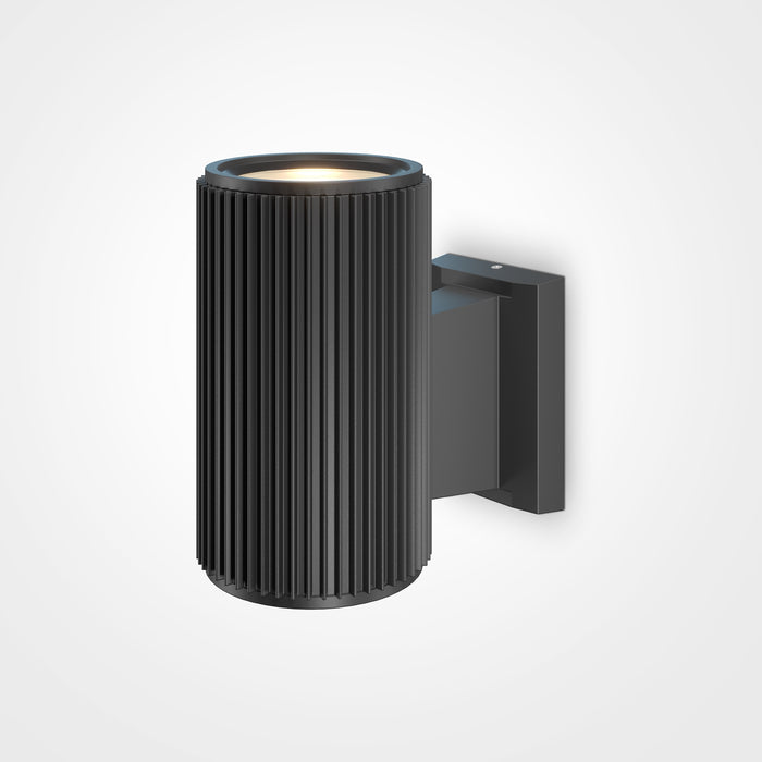 Maytoni Outdoor - Wandlamp Rando - Zwart - Ø9,5