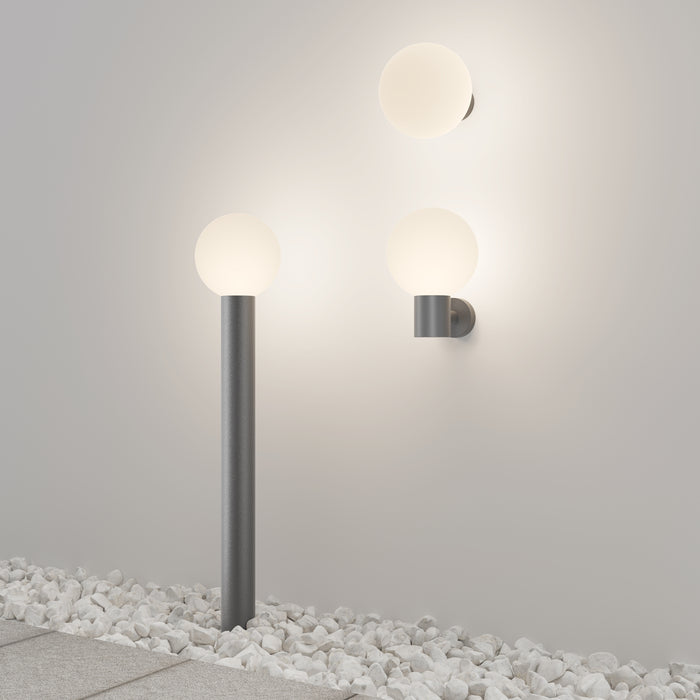 Maytoni Outdoor - Wandlamp Bold - Grijs - Ø20