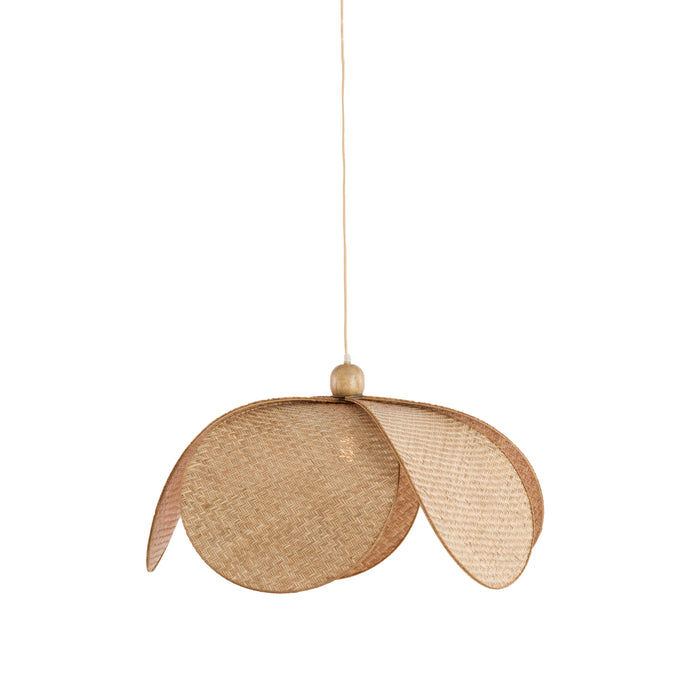 Light&living Hanglamp Ø60,5x30,5 cm LAVRIO webbing naturel+hout