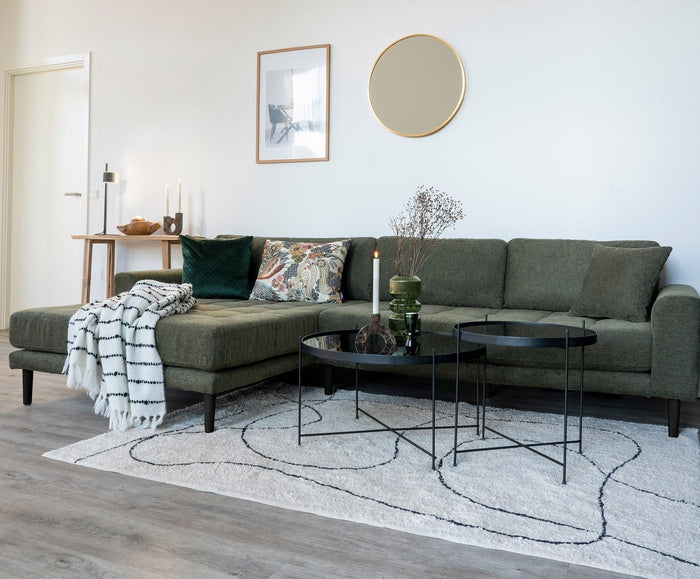 House Nordic Lido Olijfgroen 2,5-Zits Hoekbank Links