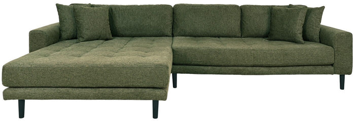 House Nordic Lido Olijfgroen 2,5-Zits Hoekbank Links