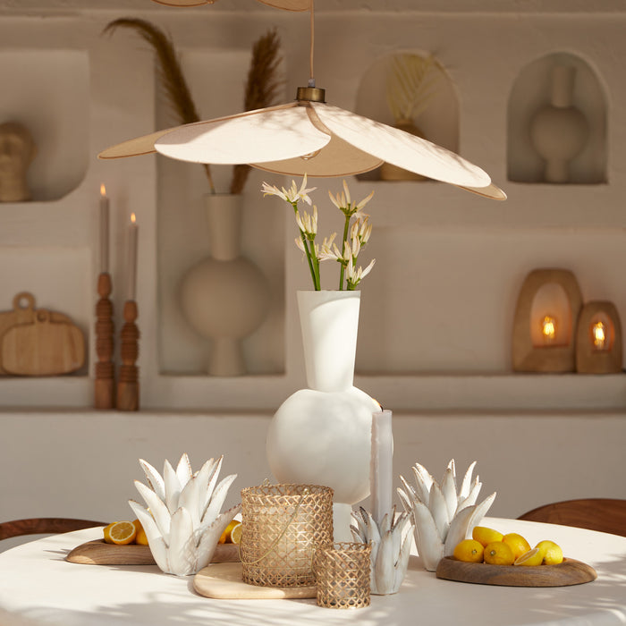 Light & Living Light&living Hanglamp Ø46x13 cm FYANO zand