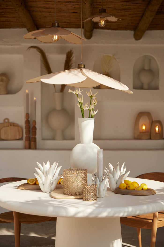 Light & Living Light&living Hanglamp Ø79x20 cm FYANO zand