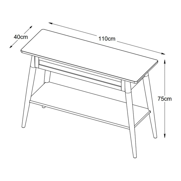 by fonQ Nomad Sidetable - Smoked Eiken