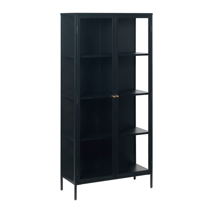 by fonQ Fort Vitrinekast - H 190 cm - Zwart