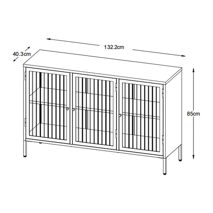 by fonQ Opal Dressoir - Zwart