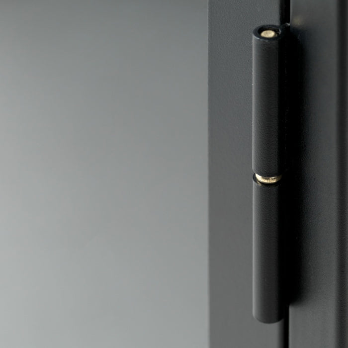 by fonQ Fort Vitrinekast - H 160 cm - Zwart