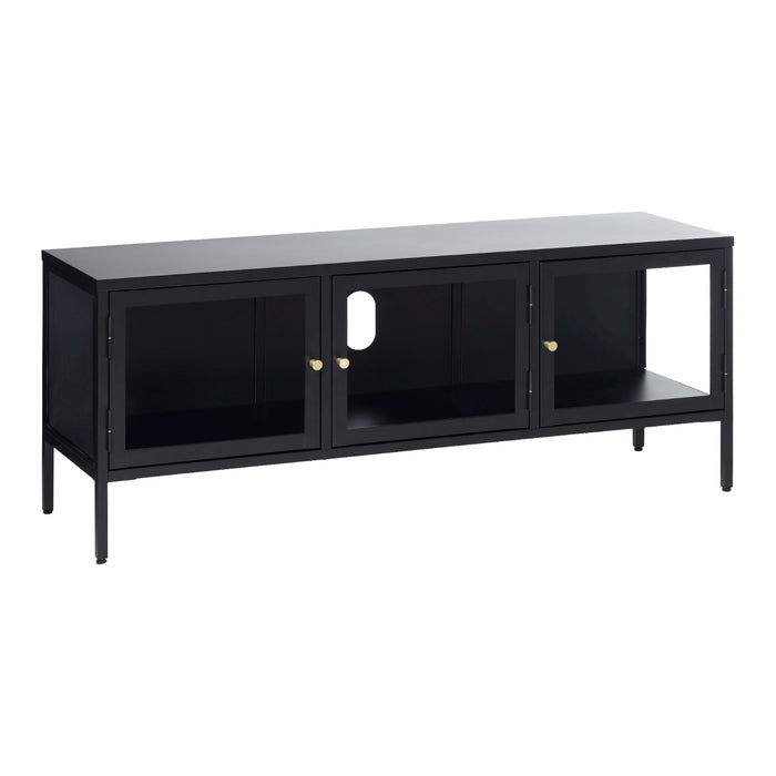 by fonQ Fort Tv-meubel - B 132 cm - Zwart