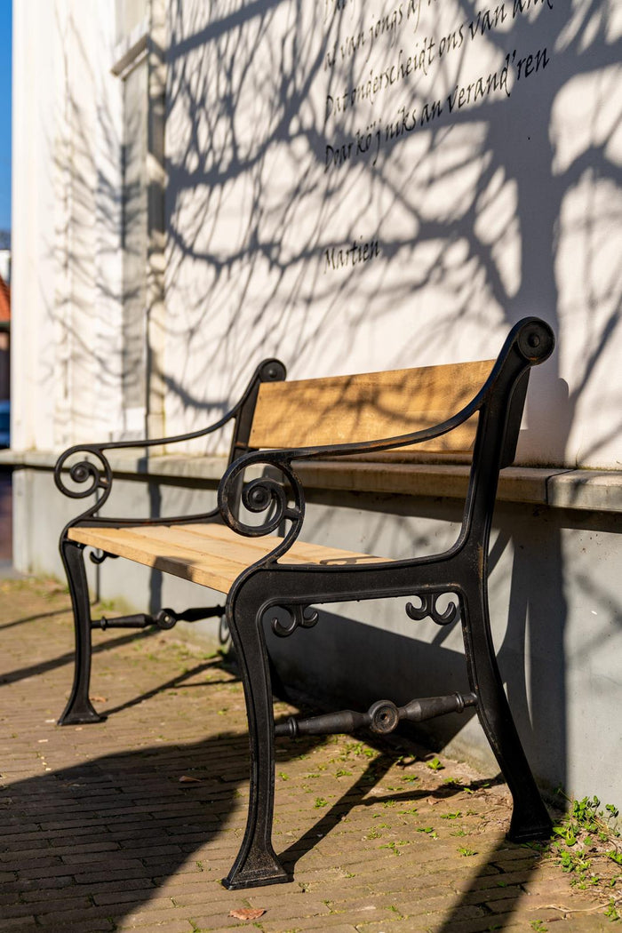 Gietijzeren tuinbank onderstel Prinsengracht