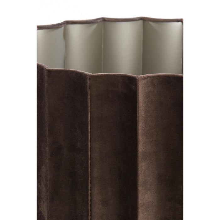 Light&living Kap cilinder 35-35-22 cm DISLI velvet donker bruin