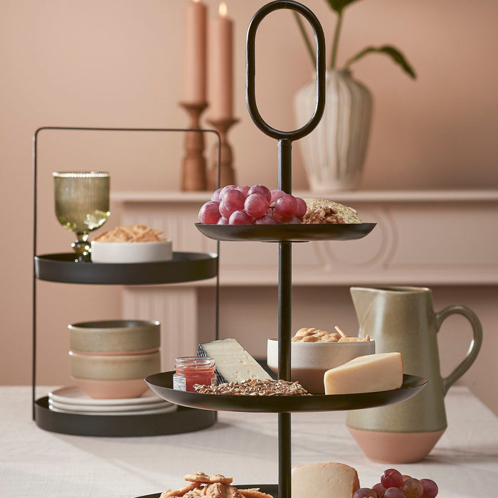 Mica Decorations Etagére - H41 x Ø25 cm - Zwart
