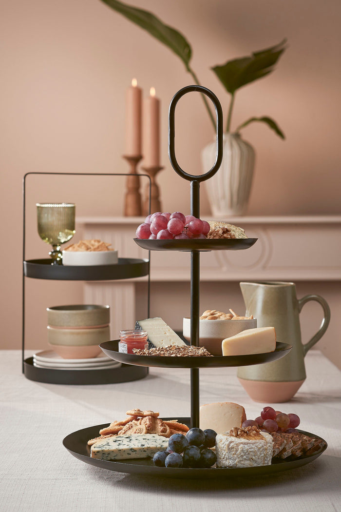 Mica Decorations Etagére - H41 x Ø25 cm - Zwart