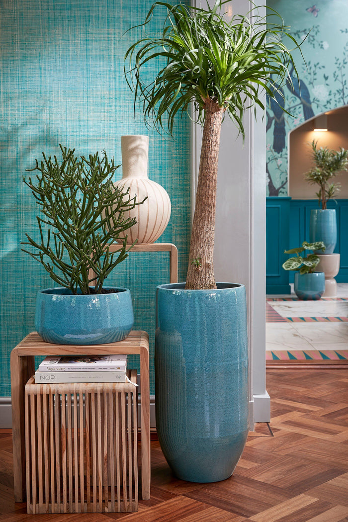 Mica Decorations Holm Vaas - H42 x Ø27,5 cm - Keramiek - Crème