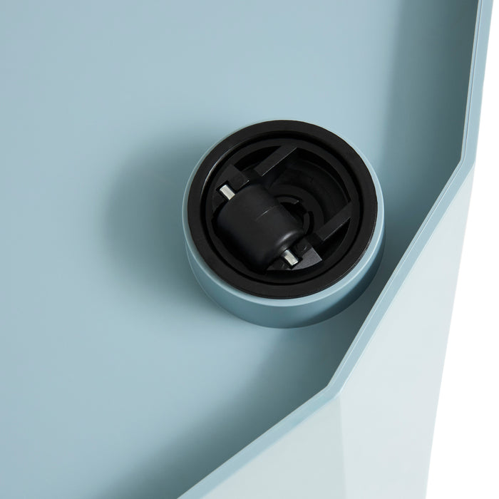 HAY Facet Bijzettafel met Opbergvak - High - Misty Grey