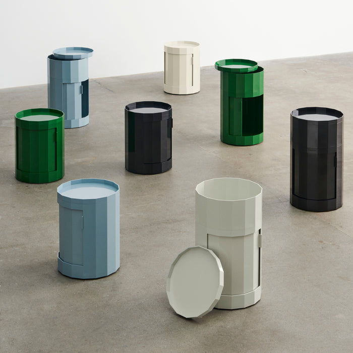 HAY Facet Bijzettafel met Opbergvak - Low - Eggshell