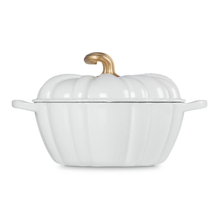 Le Creuset Signature Pompoen Braad/Stoofpan Ø 24 cm - Wit