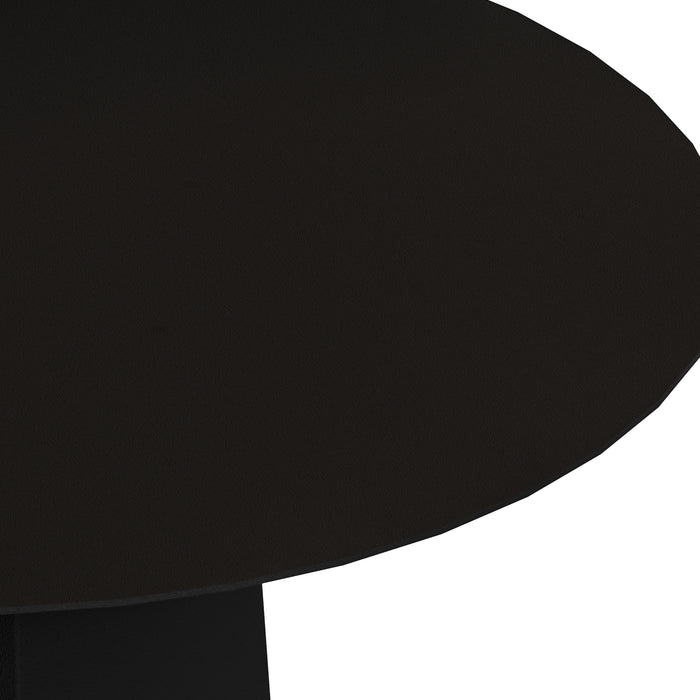 Gorillz Charm Ronde Bijzettafel - 50x50 cm - Metaal Tafeltje -Zwart